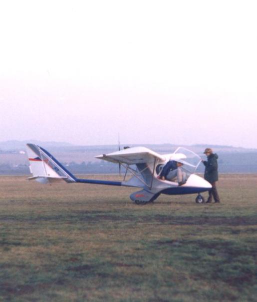 Skyboy prototype in Kunovice 1994, Rydlo and Vychopeř
