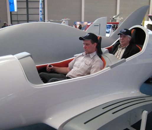 Shark mock-up at AERO Friedrichshafen 2007