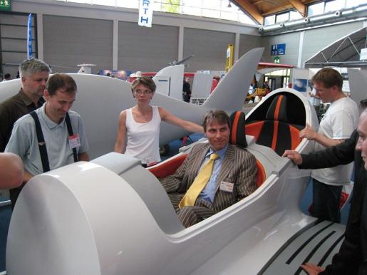 Shark mock-up at AERO Friedrichshafen 2007