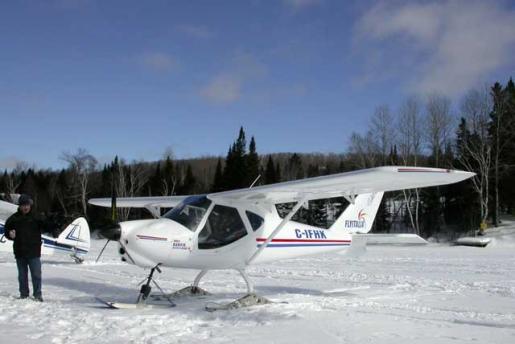Canadian Rider on the skies
