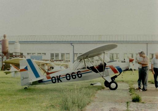 Gryf and Junior during Medlánky air-competition