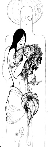 Girl's shadow