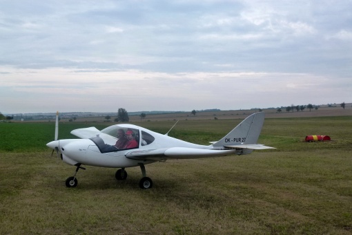 Gryf P27 test flight of Miro Janák