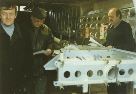 Fuselage skelleton in Habarta workshop