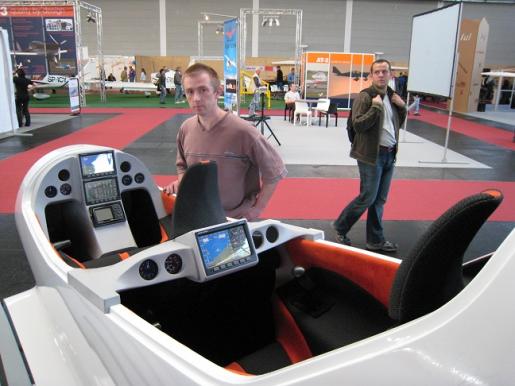 Shark mock-up at AERO Friedrichshafen 2007