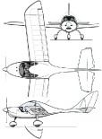 three-view drawing of P27 POC