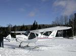 Canadian Rider on the skies