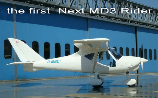 Next-Aircraft MD3 Rider first MD3 Rider from next italian production Next-Aircraft at Voghera