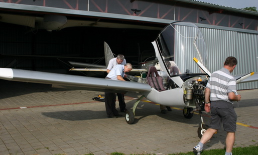 final assembly before test flight